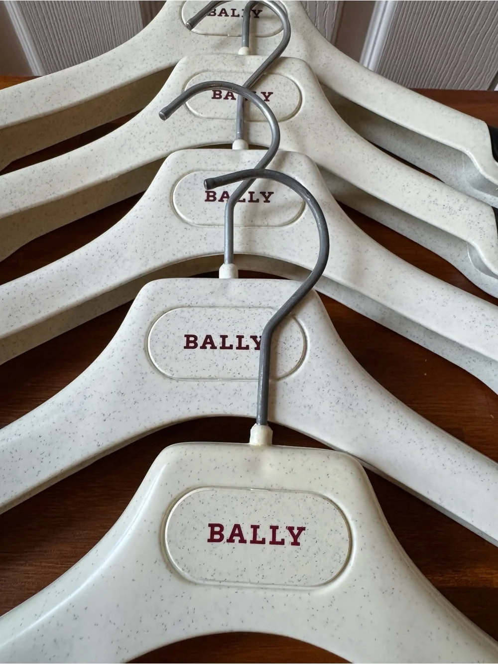 Bally branded clothing hangers (SET OF 5)